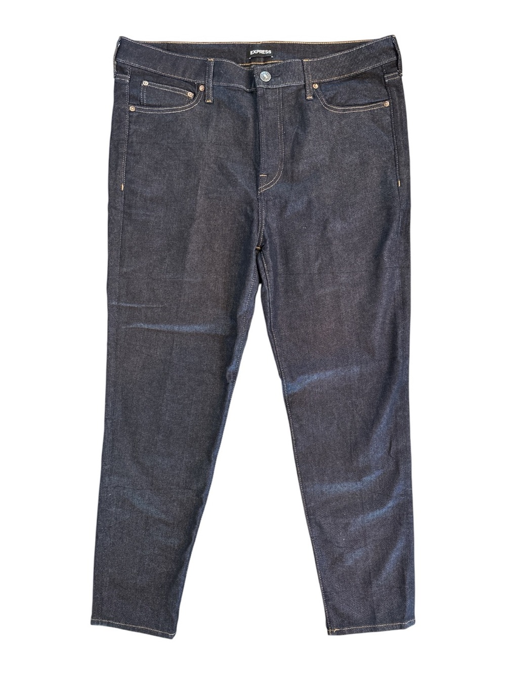 Express Men’s Navy Athletic Skinny Jeans